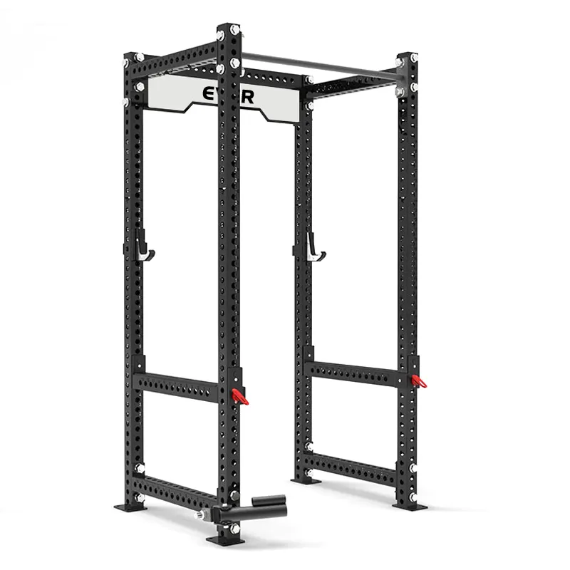 What safety features are important in a power rack?