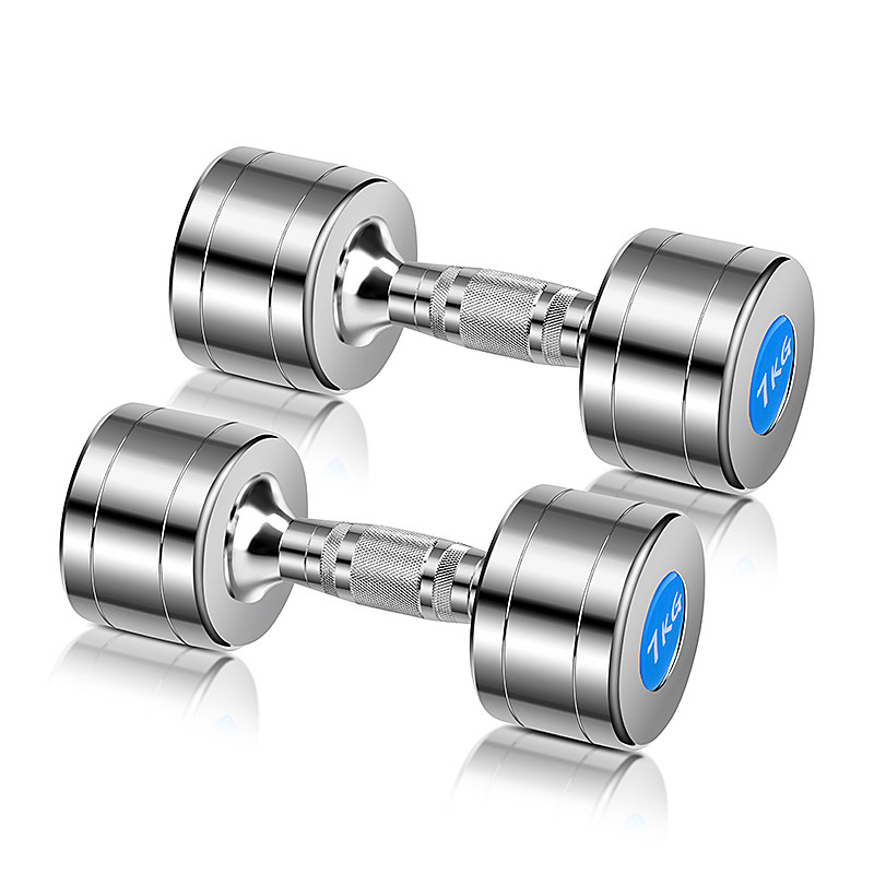 Chromed Stainless Steel Dumbbell